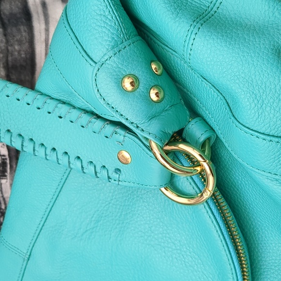 Onna Ehrich Cyan large leather bag - Picture 5 of 11